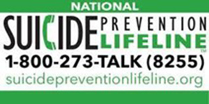 Suicide prevention lifeline information